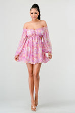 Load image into Gallery viewer, Smell The Flowers Mini Dress
