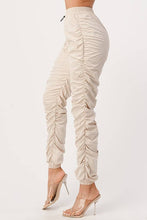 Load image into Gallery viewer, Bring It Ruched Jogger Pant - Taupe - OverDressed Much! Bottoms
