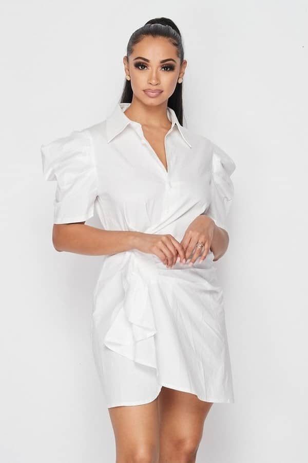 Away From the Office Poplin Dress - OverDressed Much! Dress