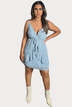 Load image into Gallery viewer, Baby Blues Mini Dress - OverDressed Much! Dress
