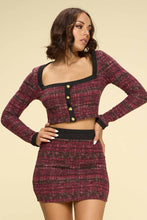 Load image into Gallery viewer, Miss Blair Plaid Skirt Set
